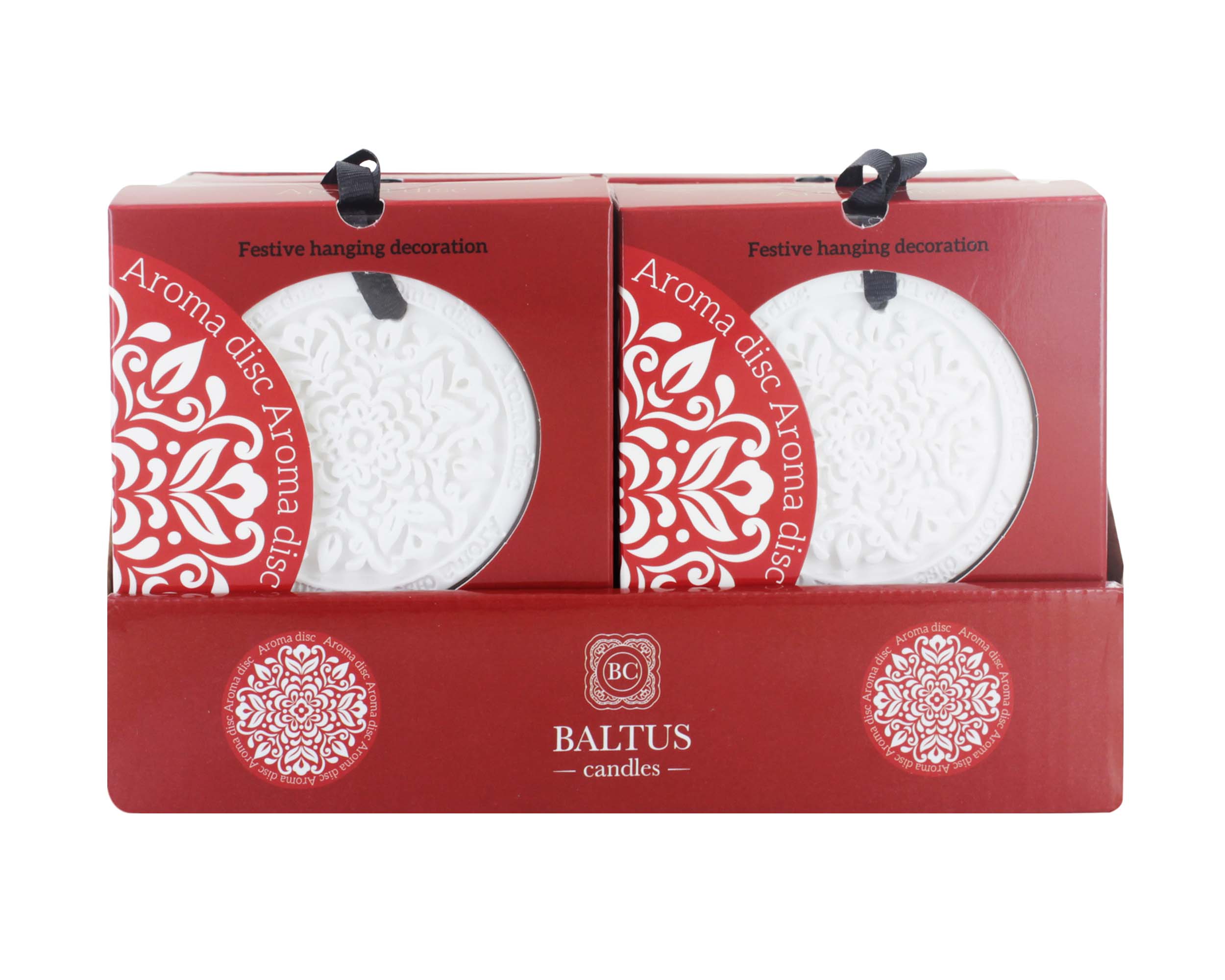 BALTUS FESTIVE HANGING DECORATION CINNAMON & CLOVE x 12