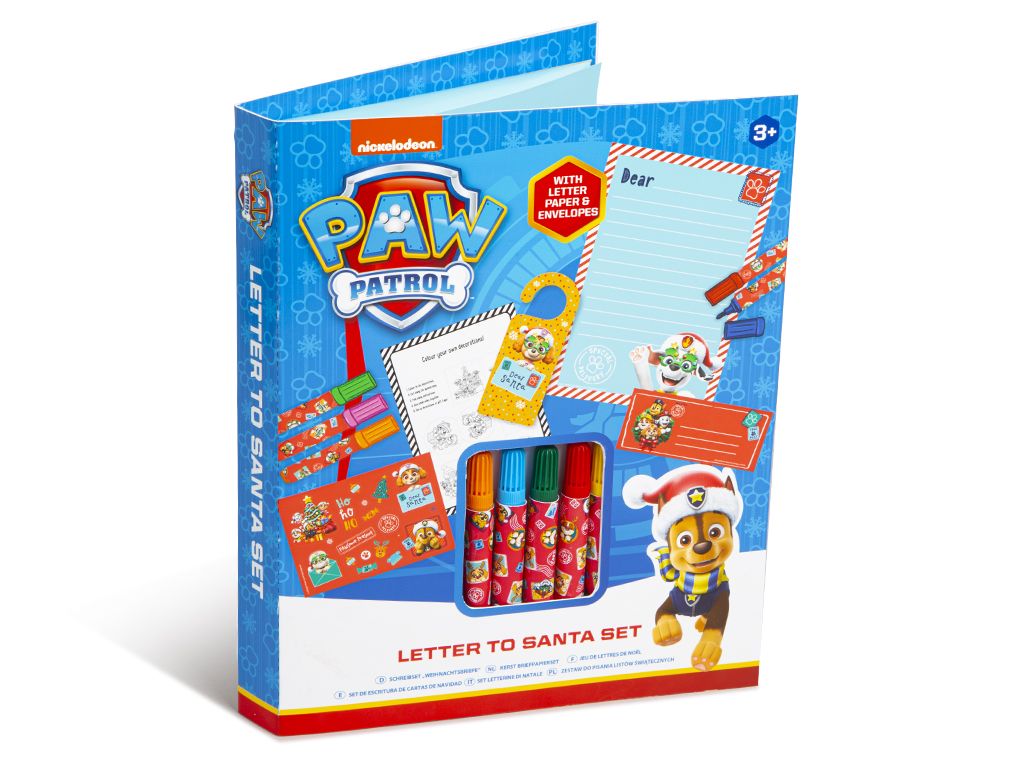 PAW PATROL LETTER TO SANTA SET