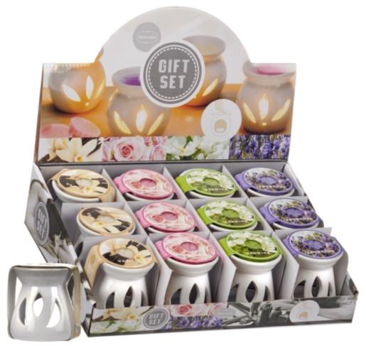 65073 CANDLE & OIL BURNER DISP x12