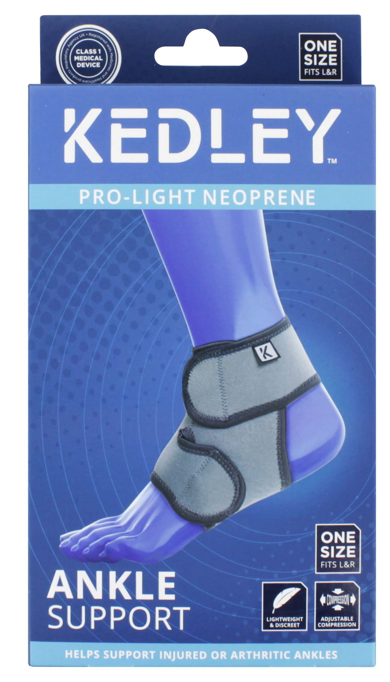 KEDLEY NEOPRENE ANKLE SUPPORT UNIVERSAL KED020