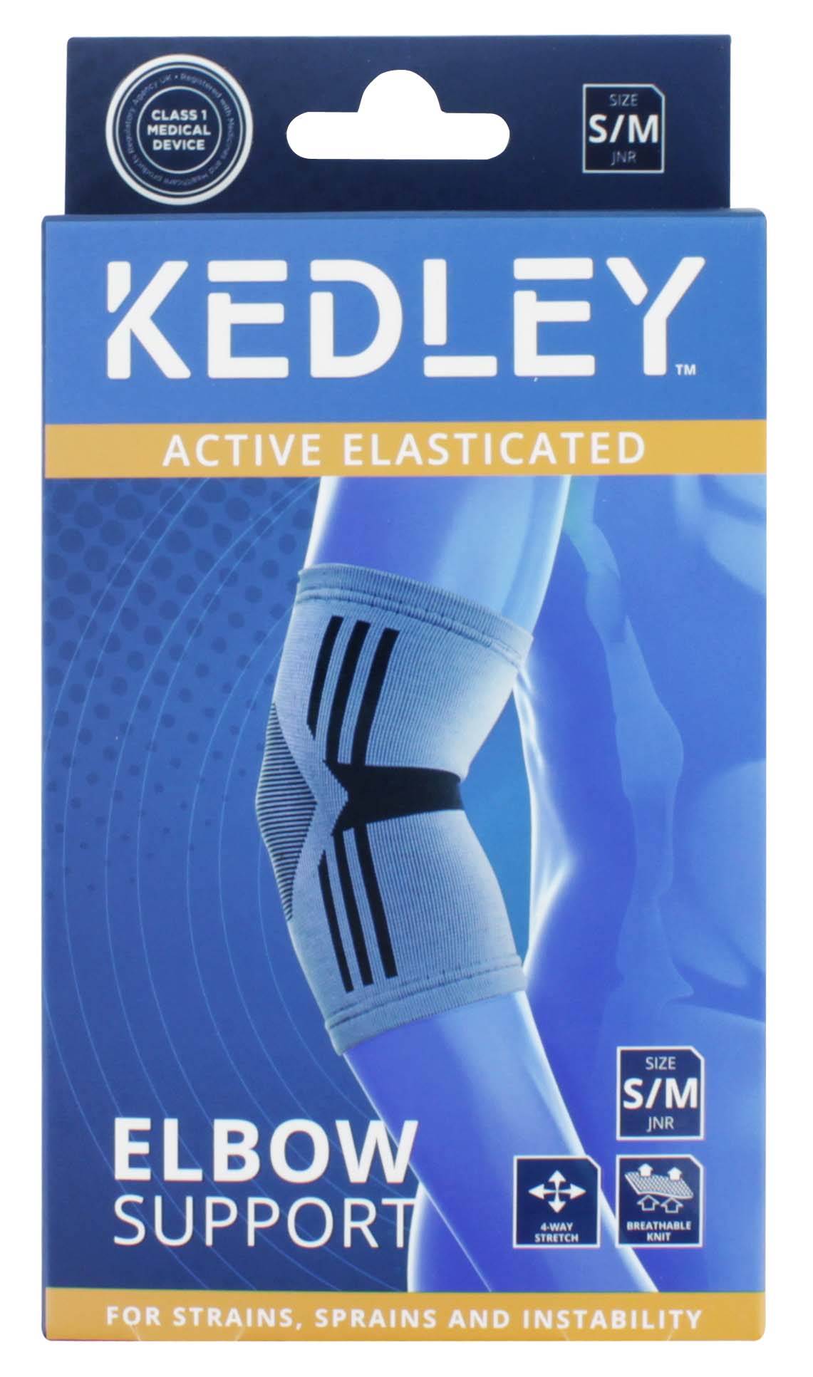 KEDLEY ELASTICED ELBOW SUPPORT JUNIOR KED008