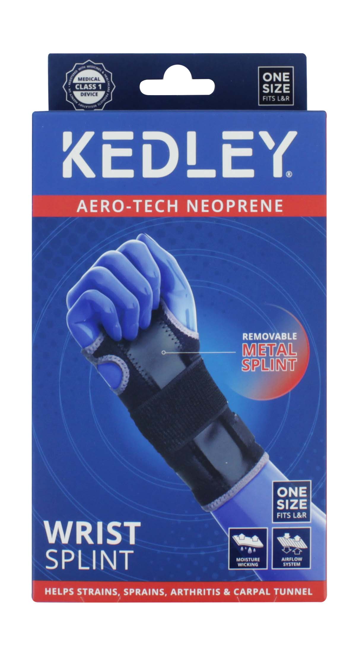 KEDLEY PRIME ORTHOPAEDIC WRIST SPLINT SUPPORT  KED027