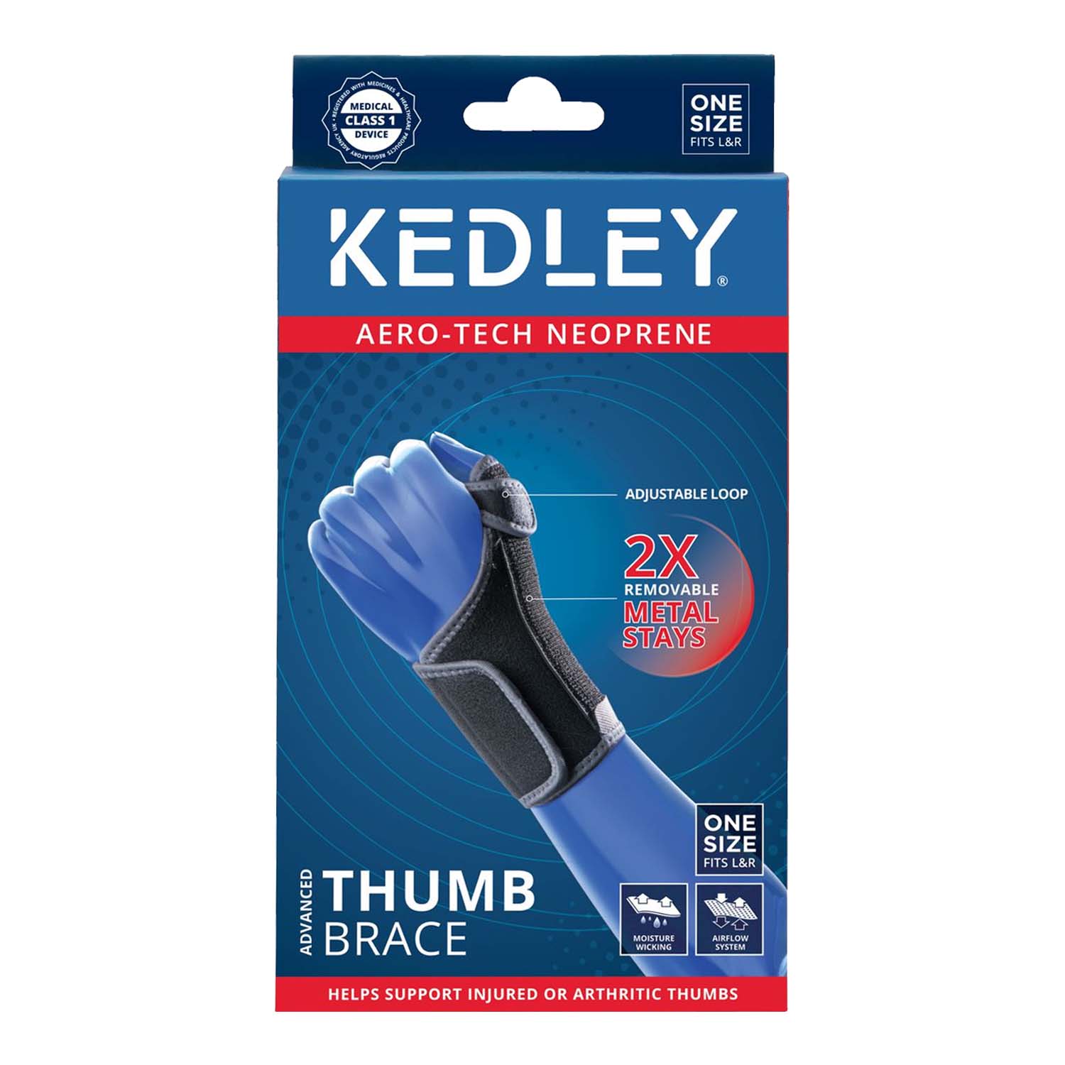 KEDLEY ADVANCED THUMB BRACE KED018