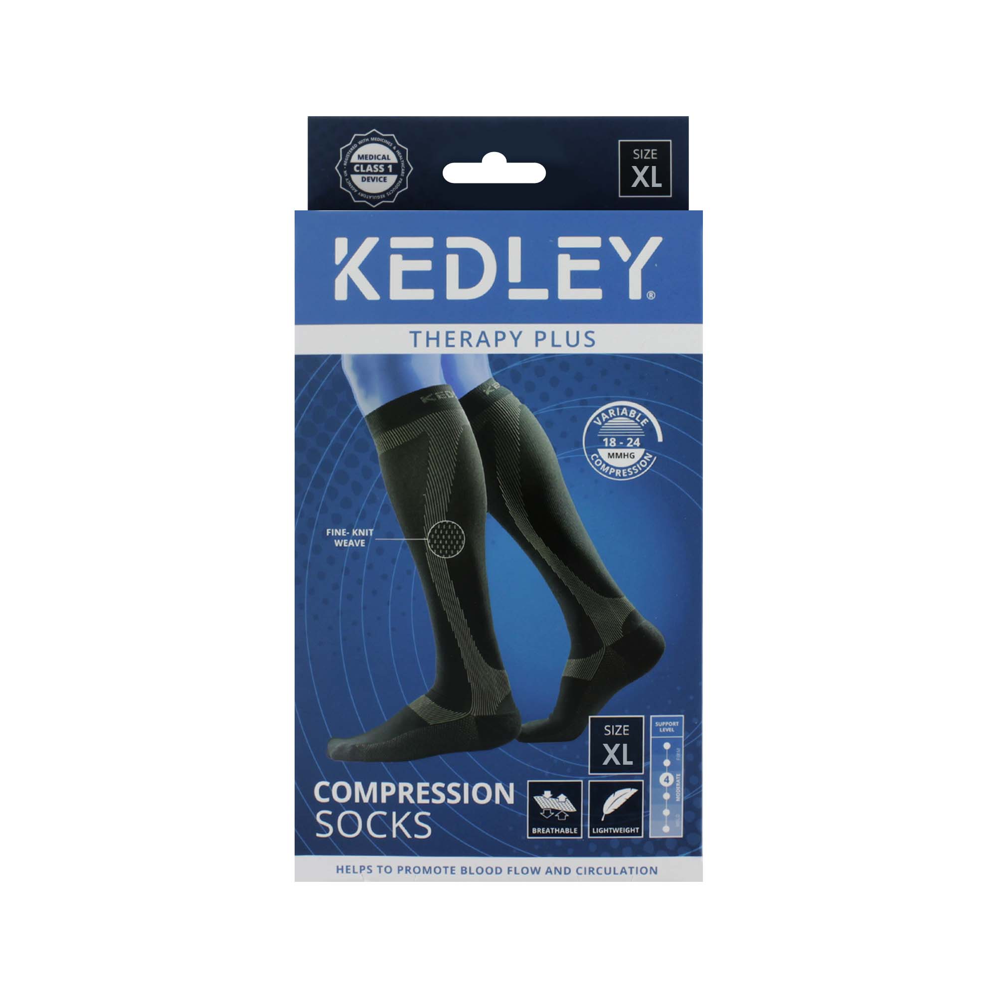 KEDLEY COMPRESSION SOCKS X/LARGE KED083