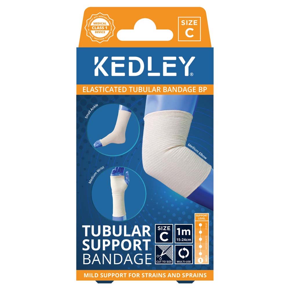 KEDLEY TUBULAR SUPPORT BANDAGE 1 METRE (SIZE C) KED096