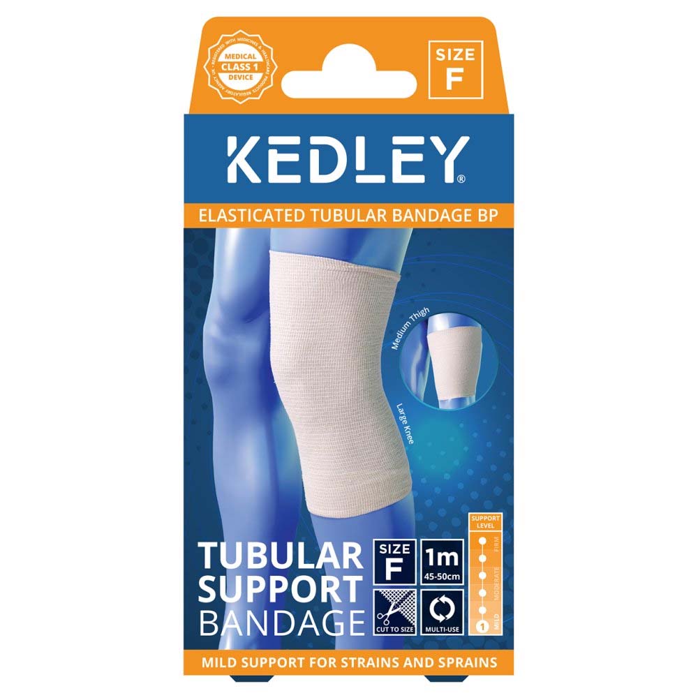 KEDLEY TUBULAR SUPPORT BANDAGE 1 METRE (SIZE F) KED099
