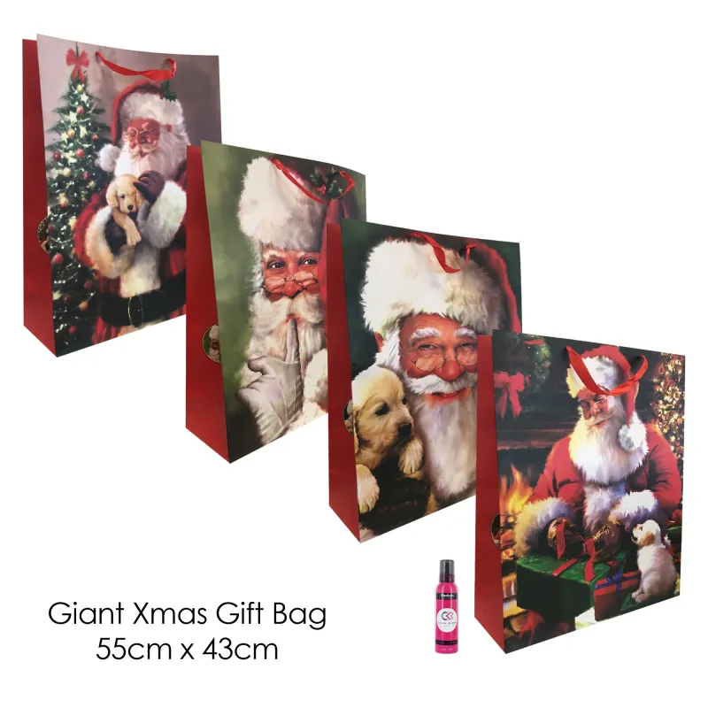 XMAS GIFT BAG HALF GIANT