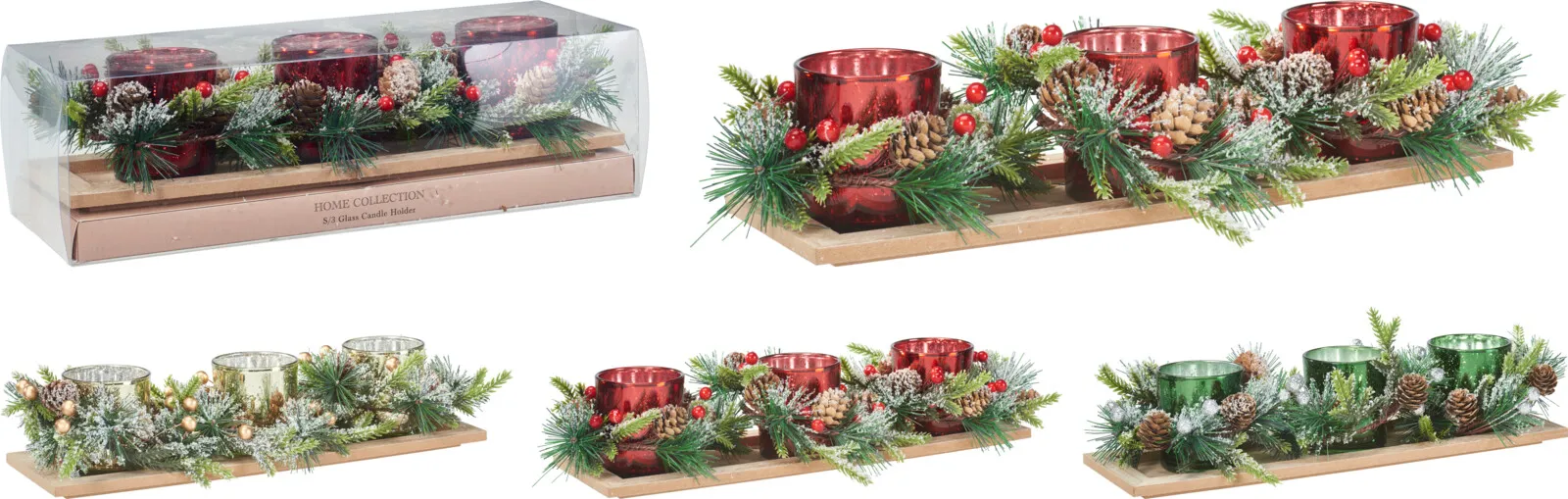 ACC703170 TEALIGHT HOLDER wreath