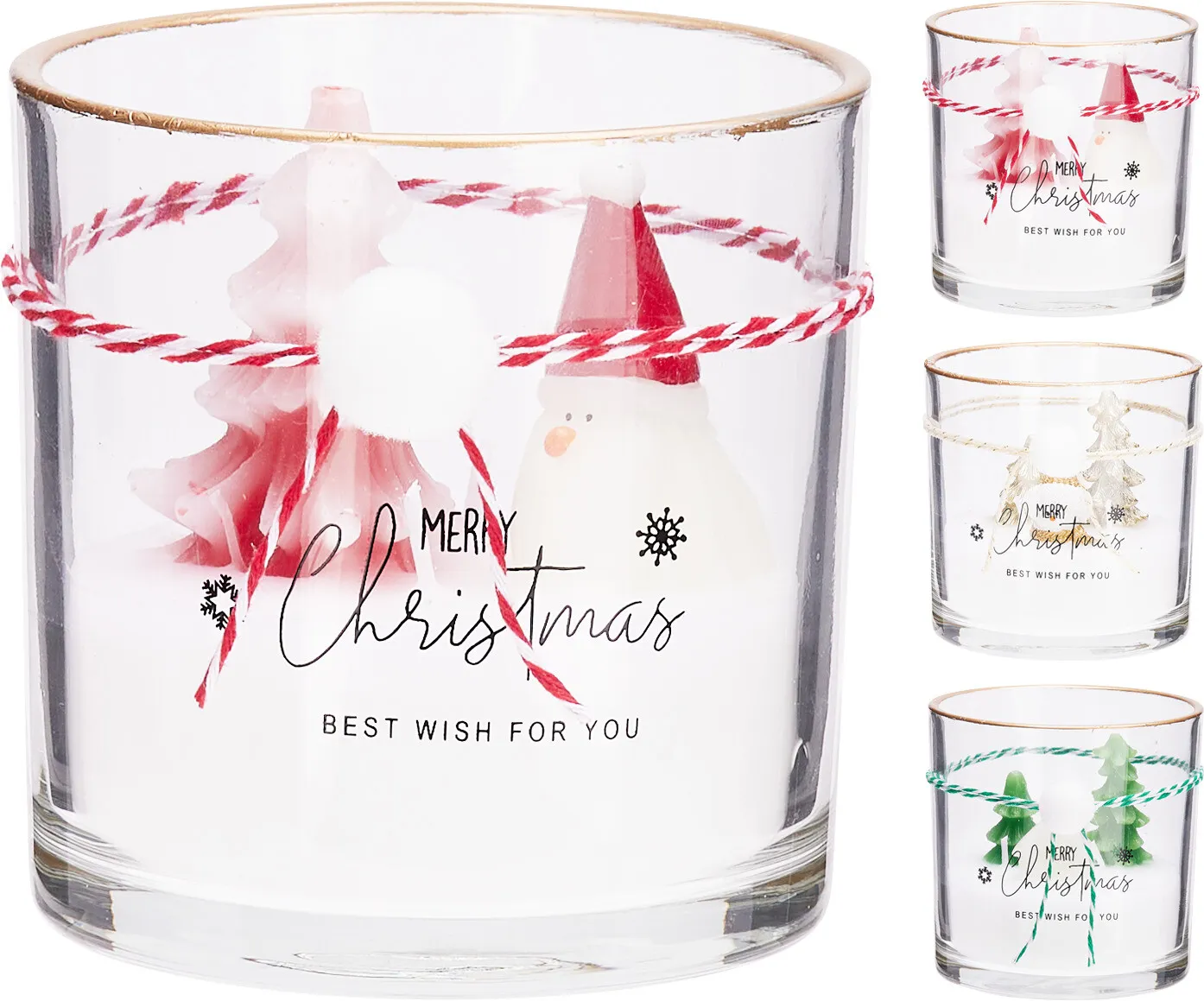 ACC703120 CANDLE IN GLASS 10X10CM x12***DS