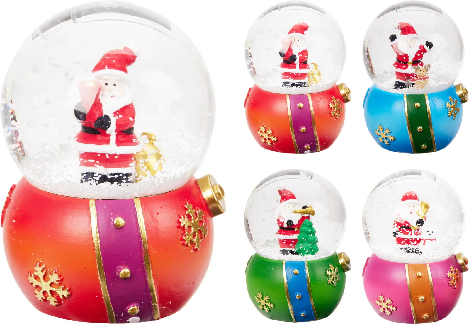 AMA004050 WATERBALL 65MM SANTA 4