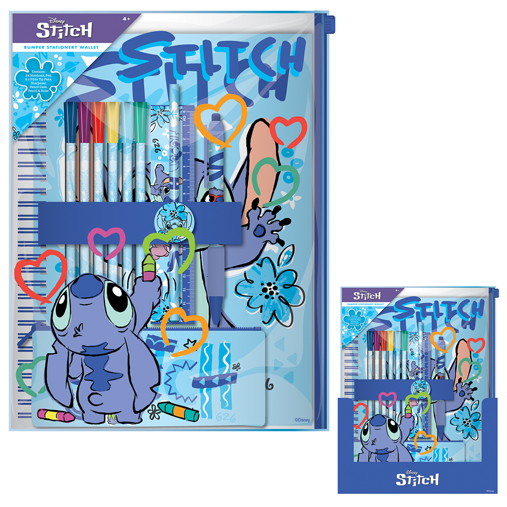 YLICSTA4A012 STITCH BUMPER STATIONERY WALLET x4