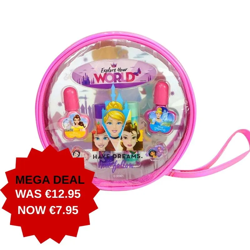 1599025E MARKWINS PRINCESS LIP & NAIL CLUTCH BAG***SPECIAL 25