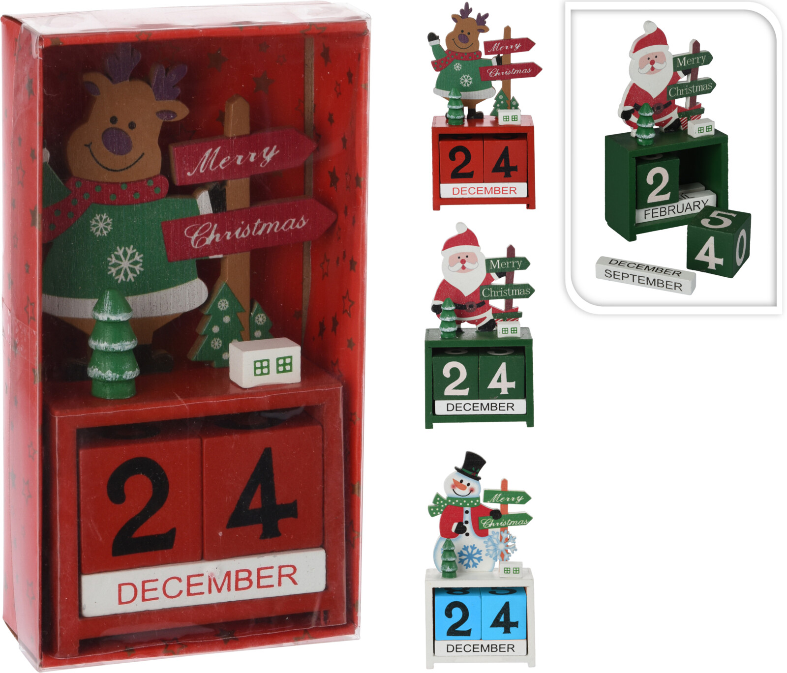 DH8064240 ADVENT WOOD CALENDER