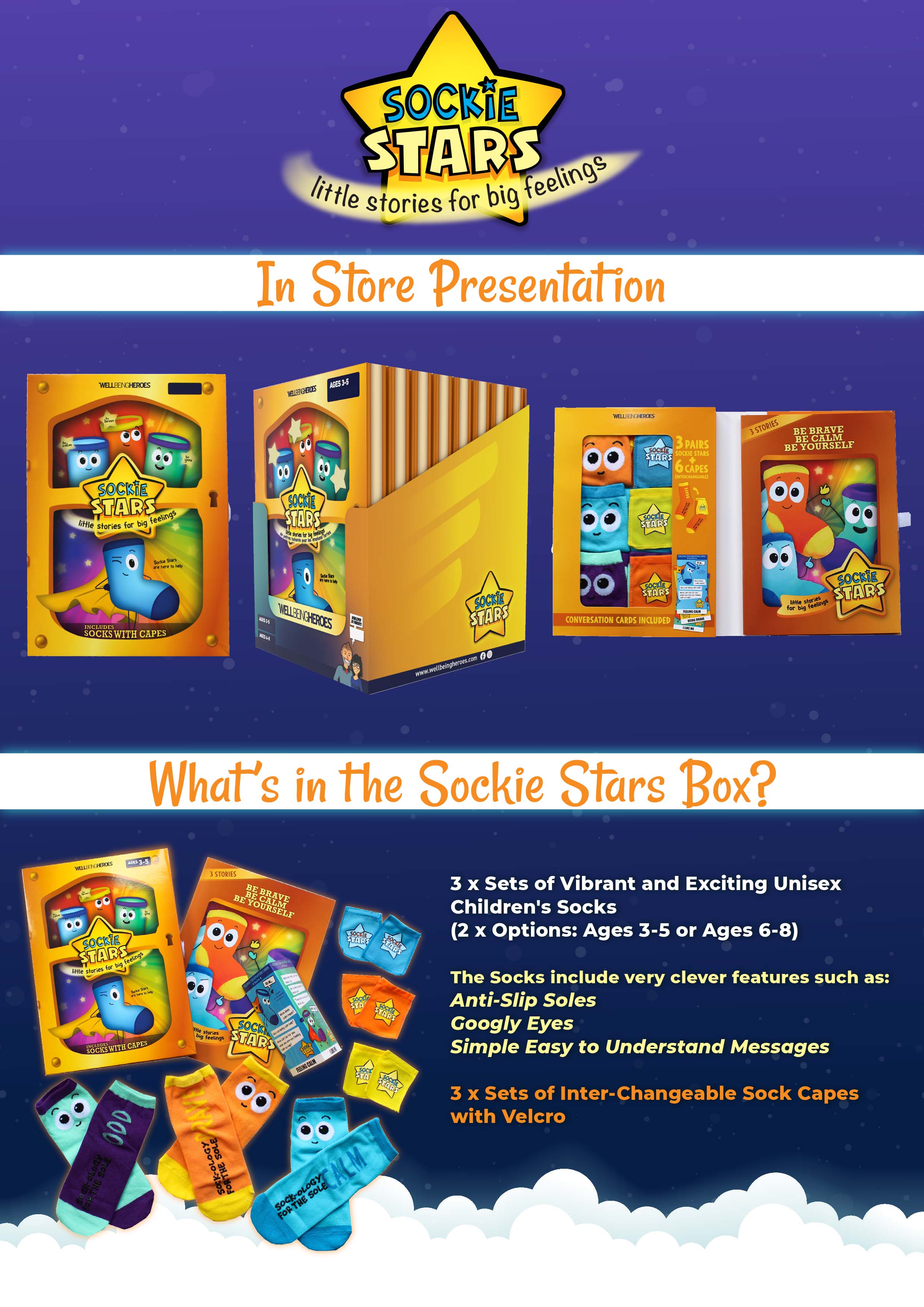 SOCKIE STARS BOOK x8 ***special