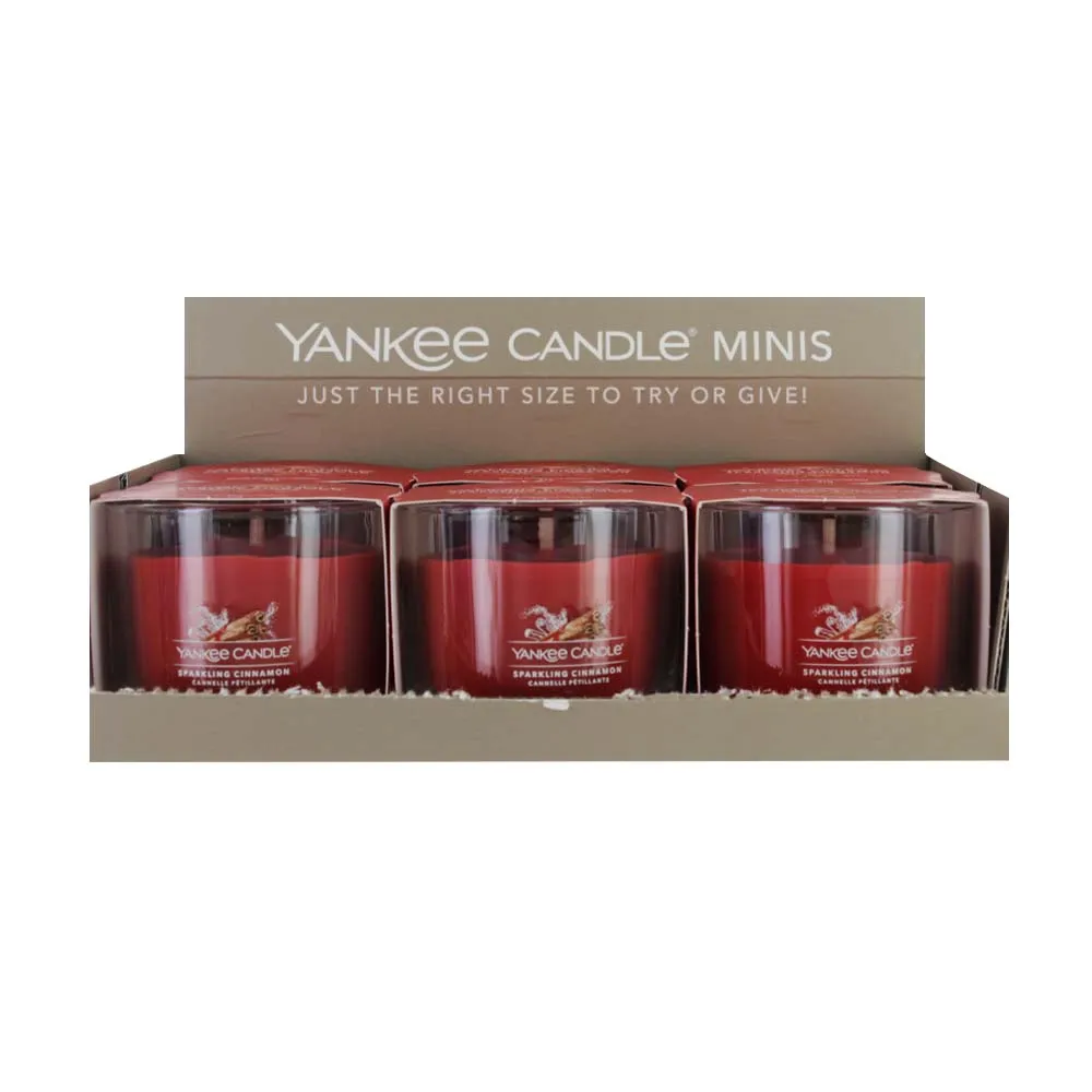 YANKEE VOTIVE CANDLE SPARKLING CINNAMON 37g x6
