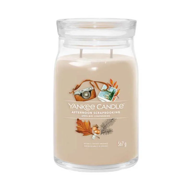 YANKEE SIGNATURE AFTERNOON SCRAPBOOKING 567g CANDLE x4
