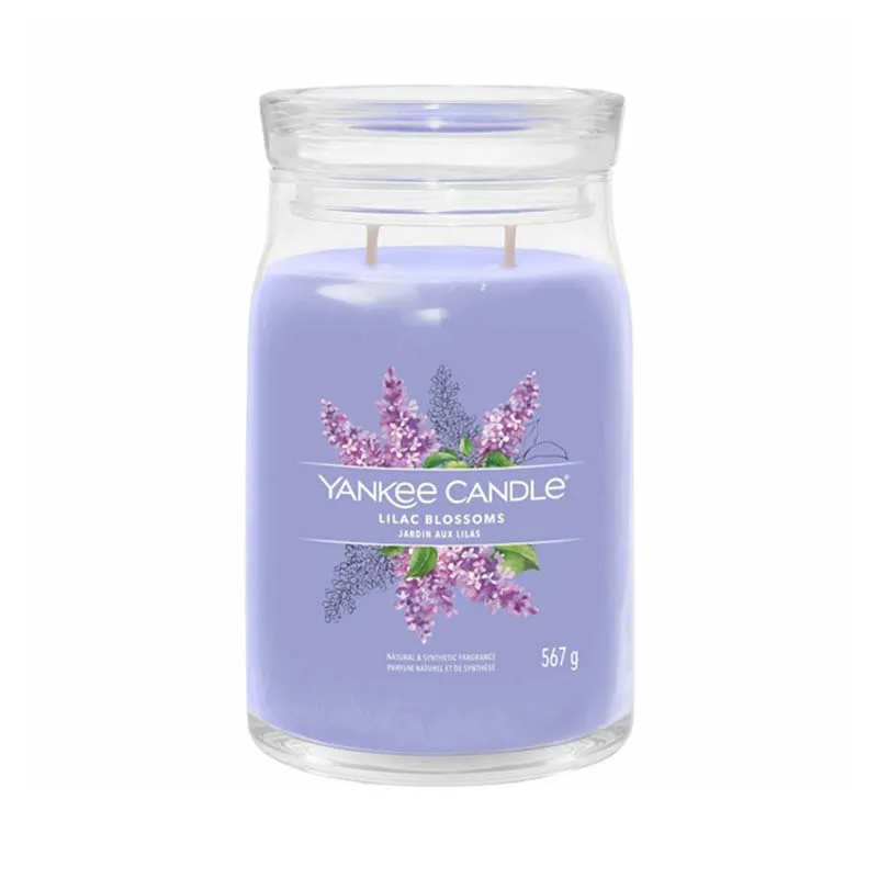 YANKEE SIGNATURE LILAC BLOSSOM 567g CANDLE x4