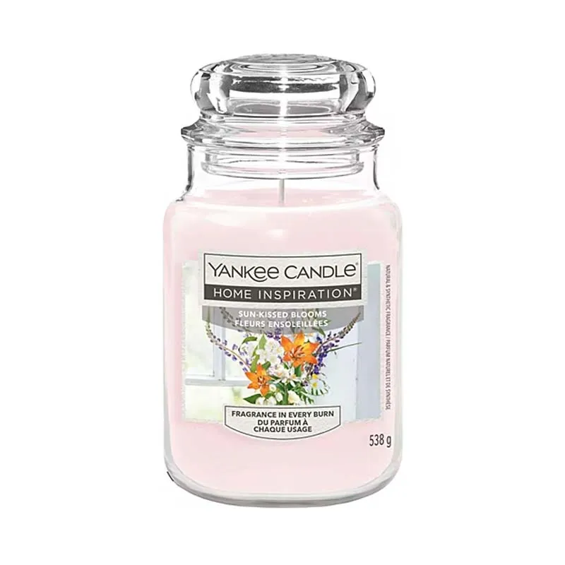 YANKEE CANDLE HOME INSPIRATION SUNKISSED BLOOM 538g x 4
