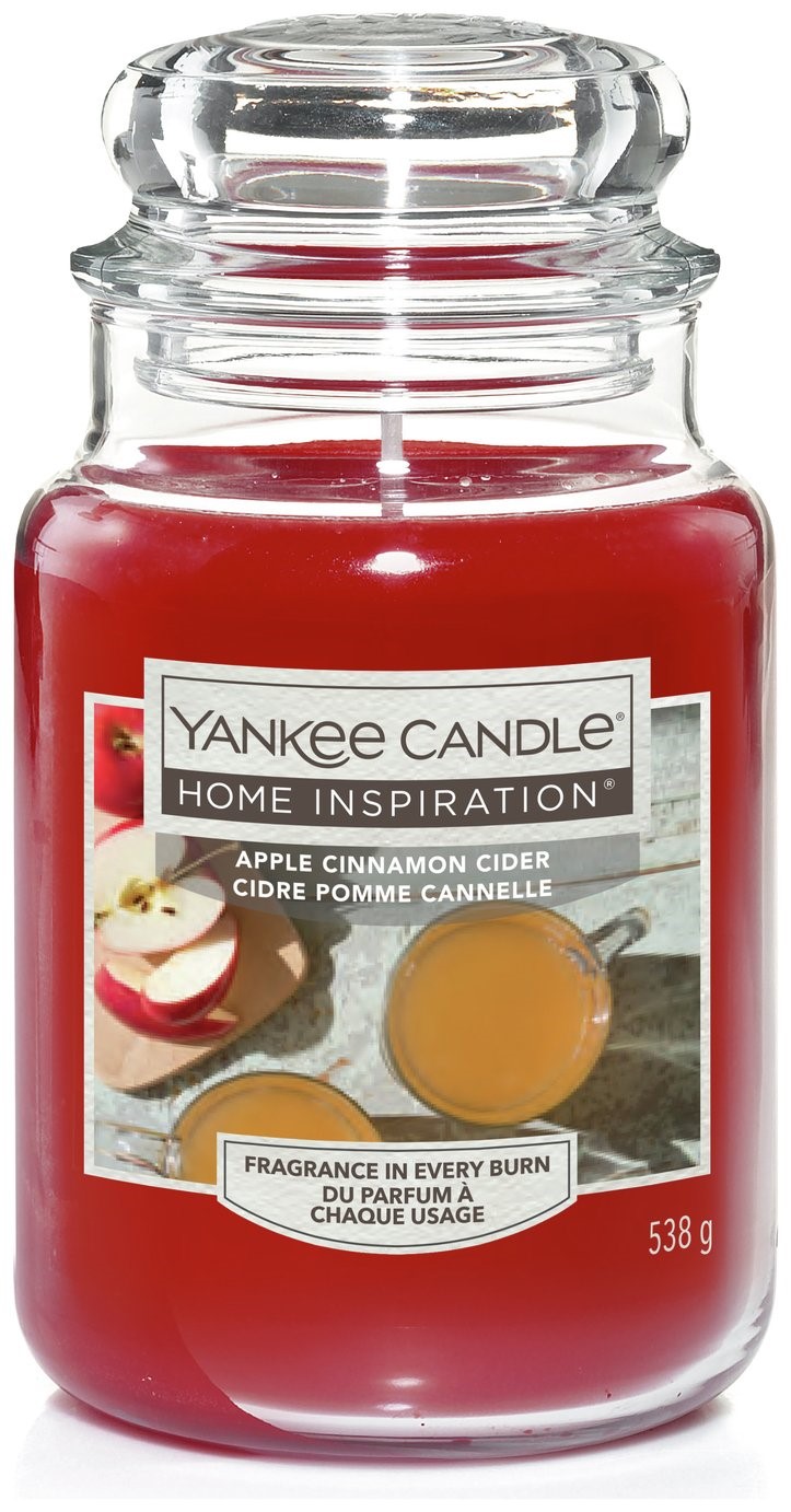 YANKEE CANDLE HOME INSPIRATION APPLE CINNAMON CIDER 538g x 4
