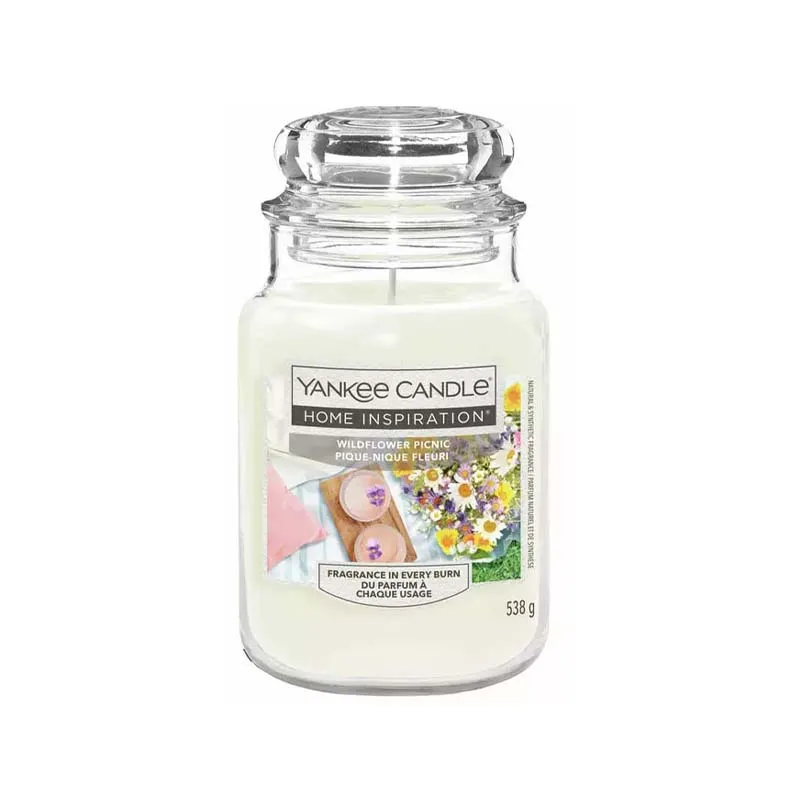 YANKEE CANDLE HOME INSPIRATION WILDFLOWER PICNIC 538g x 4