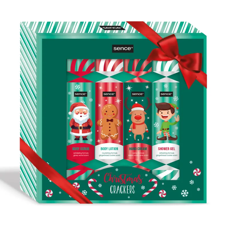 2041078 SENCE COLLECTION XMAS 4pce BODY CRACKER SET