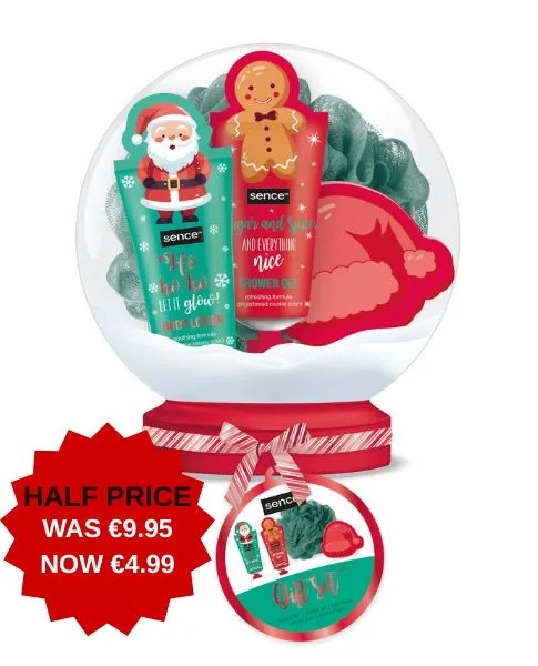 2041076 SENCE COLLECTION XMAS 4pce BODY SNOW GLOBE