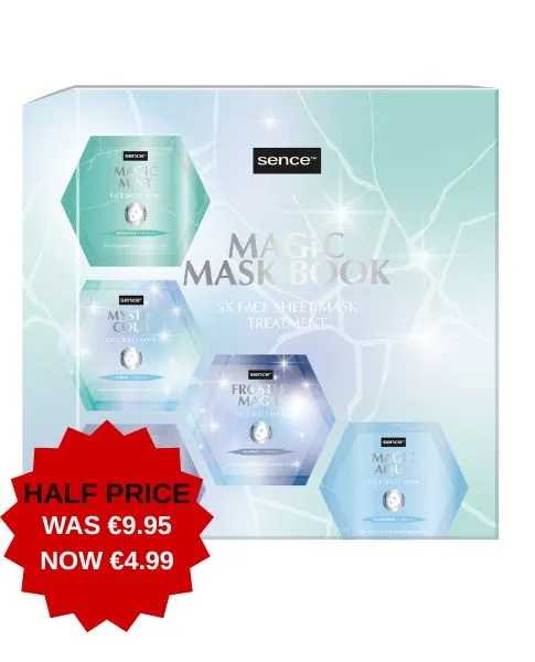 2040950 SENCE MYSTIC COLD 5pce FACE FACE MASK BOOK