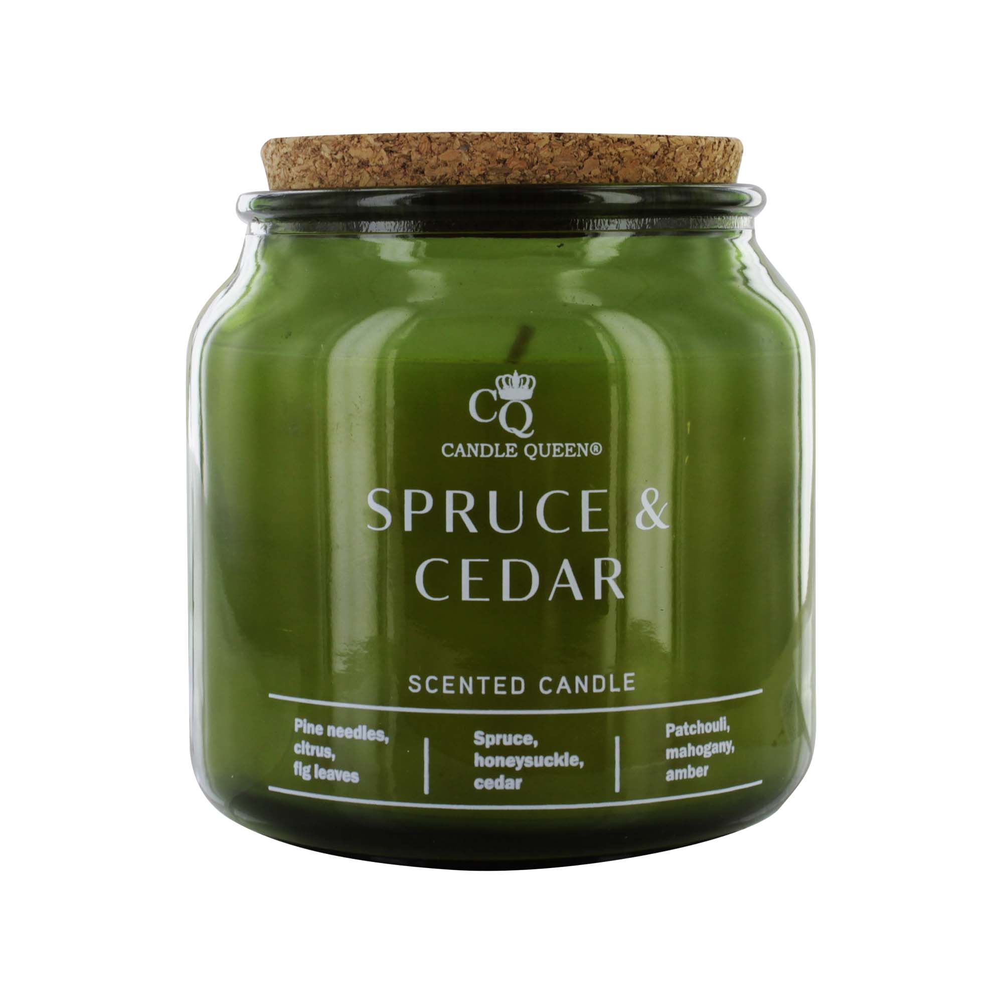 CANDLEQUEEN SPRUCE & CEDARWOOD LUXURY CANDLE 390g