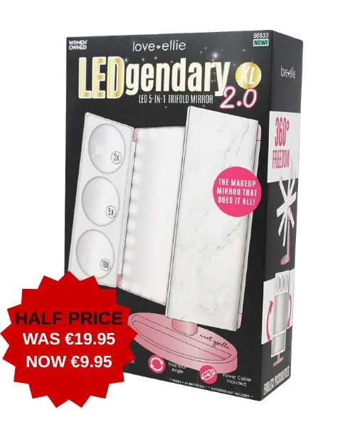 190844-8 LOVE + ELLIE LEDgendary giselle light mirror