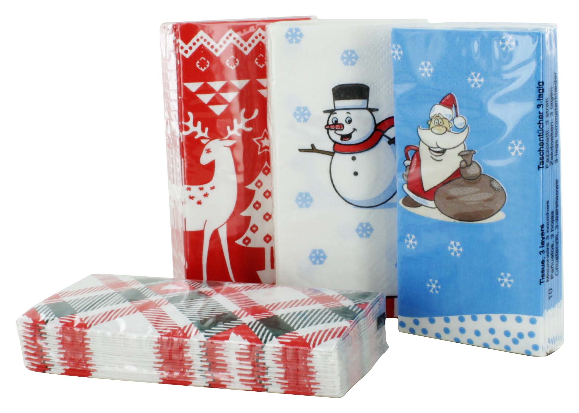 99/2050 XMAS POCKET TISSUE DISP x36