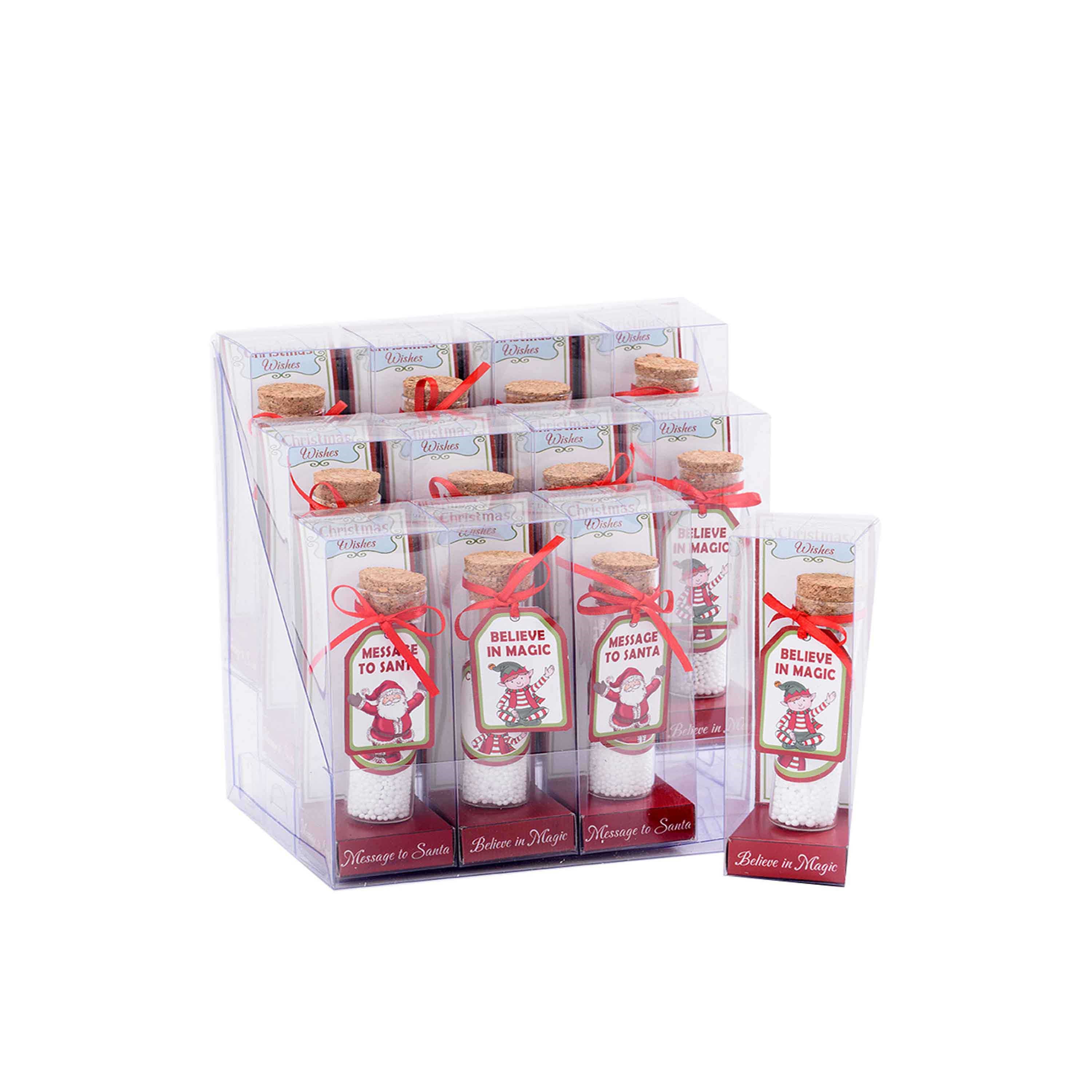 2714 SANTA/ELF WISH JAR DISP X12