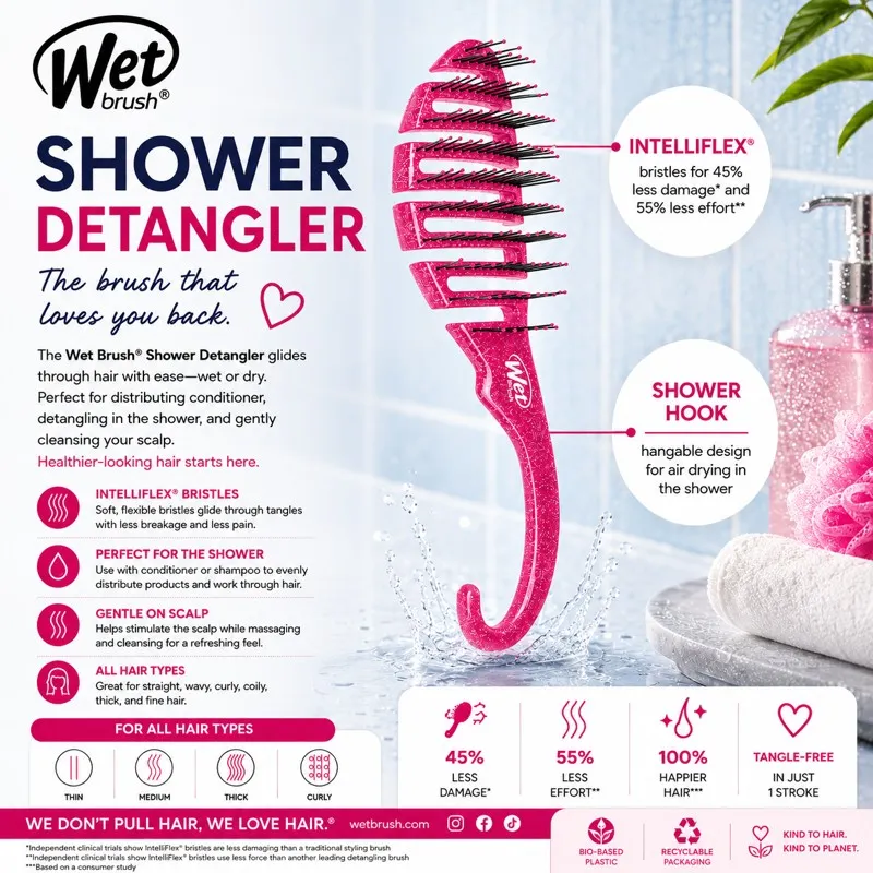WET BRUSH SHOWER BRUSH