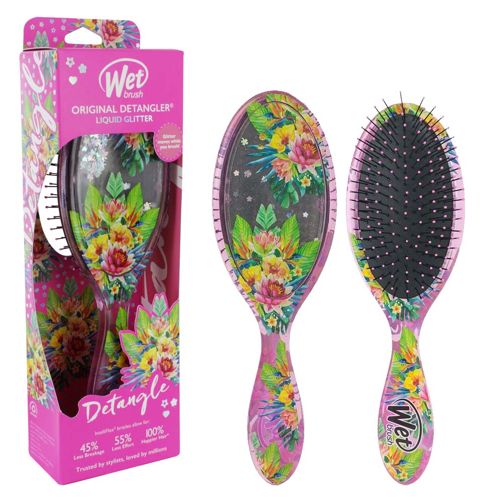 WET BRUSH LIQUID GILTTER TROPICAL FLORALS