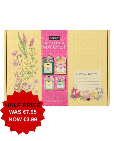 2047718 SENCE BOTANICAL MARKET 4pce FACE MASK SET