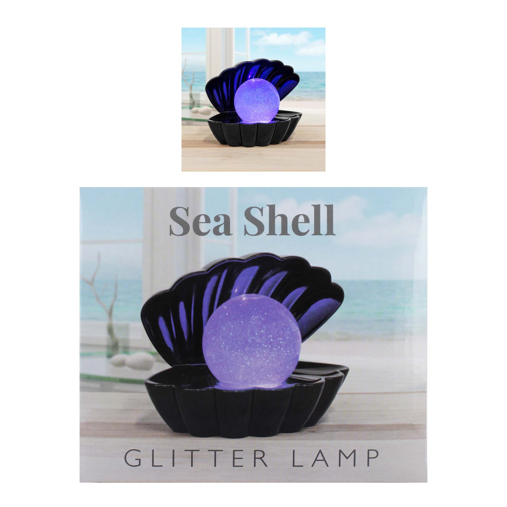 BLACK SEA SHELLGLITTER BALL LP49422