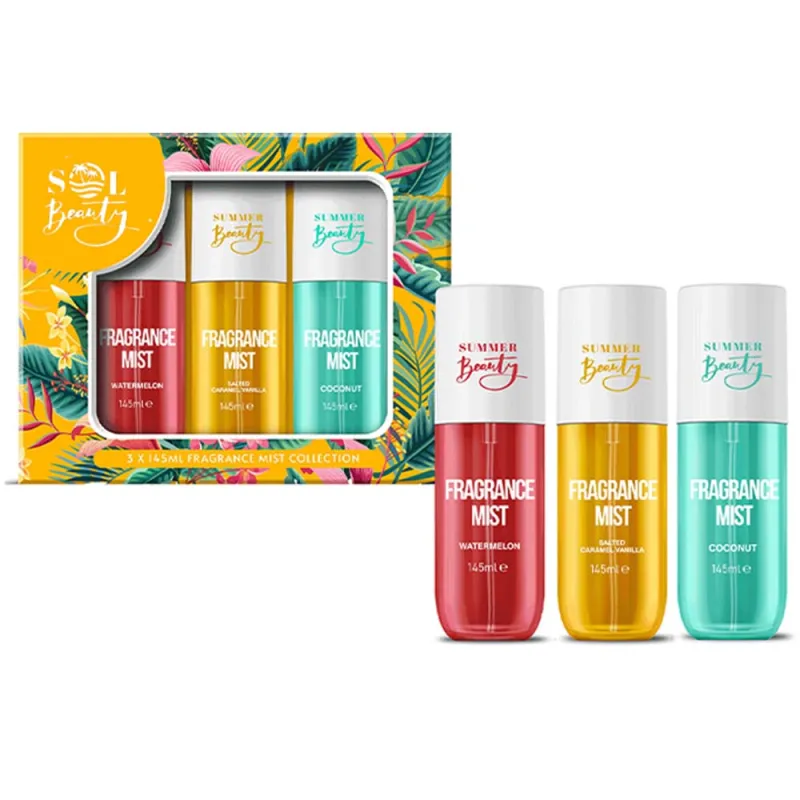 SOL BEAUTY 3xFRAGRANCE MIST COLLECTION SET