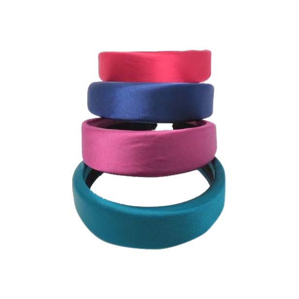 WIDE SATIN PADDED H/BAND