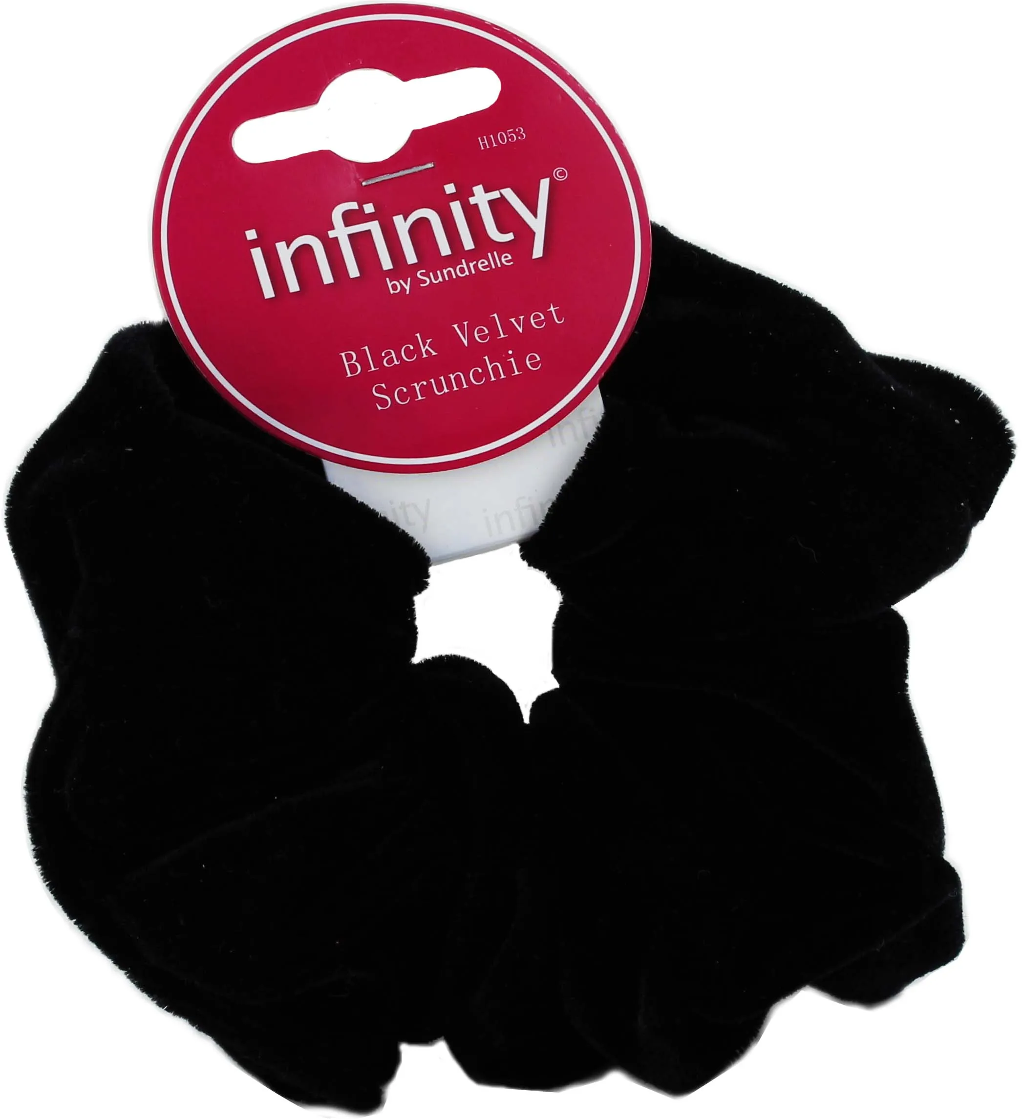 INFINITY BLACK VELVET SCRUNCHY