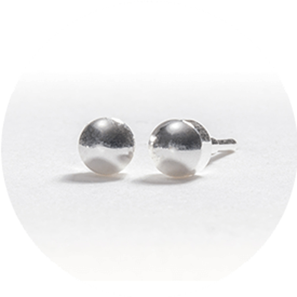 SYSTEM 2000 EAR STUDS SILVER STUD X12