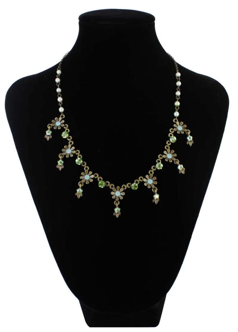 JA7857 AQUA GREEN JEWELLERY SET BOXED