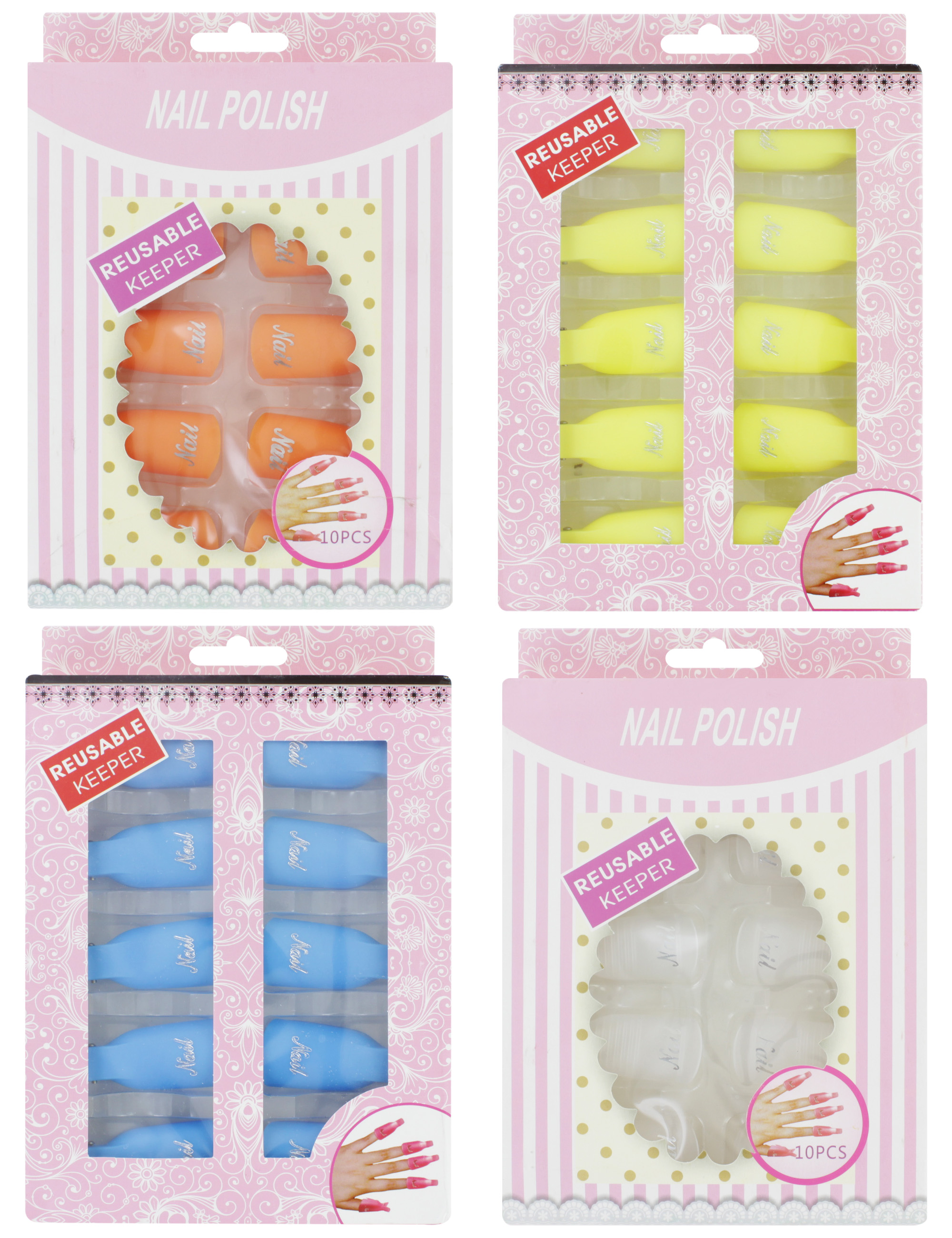 NAIL SOAK OFF CLIPS 10s