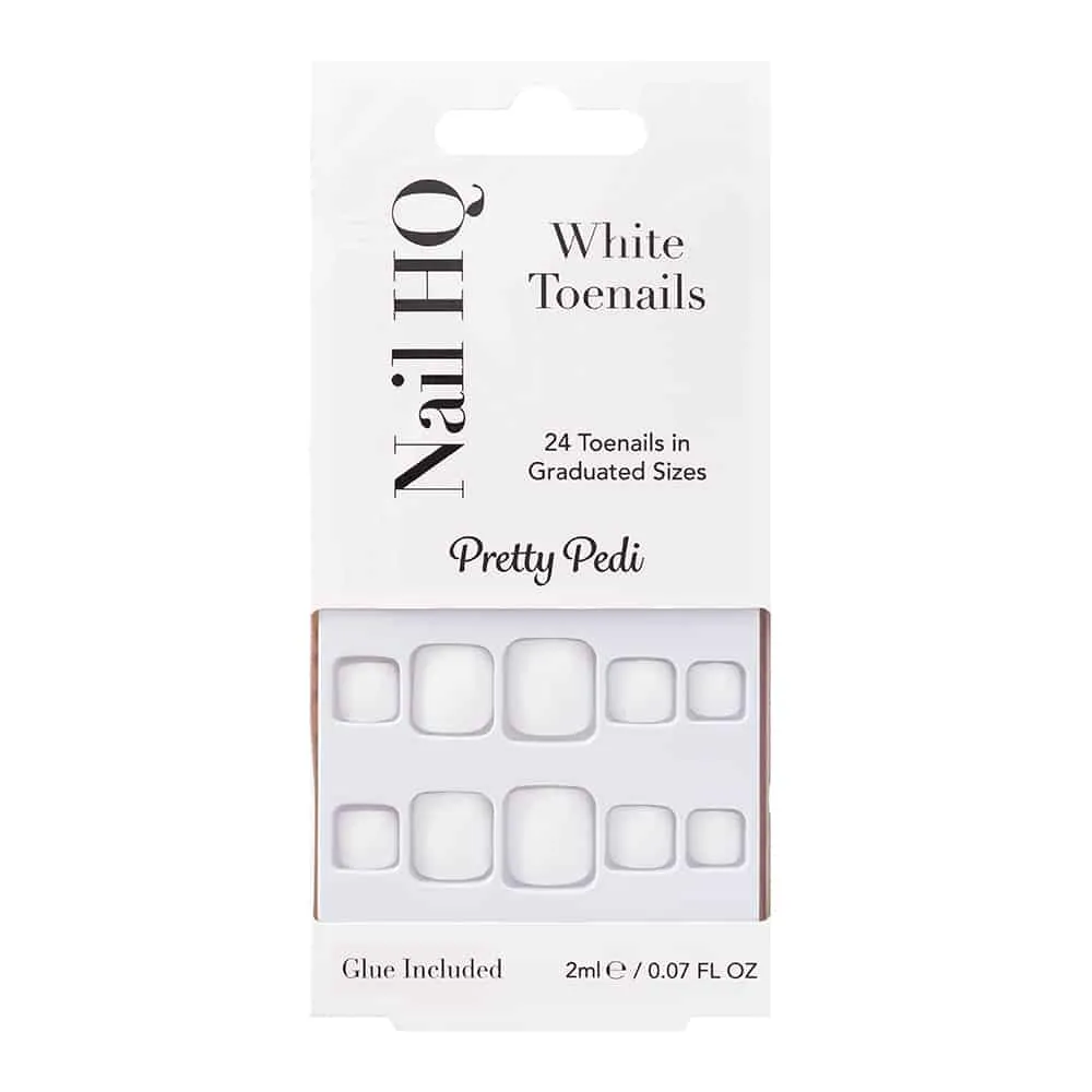 NAIL HQ WHITE FALSE TOENAILS 80 45 420