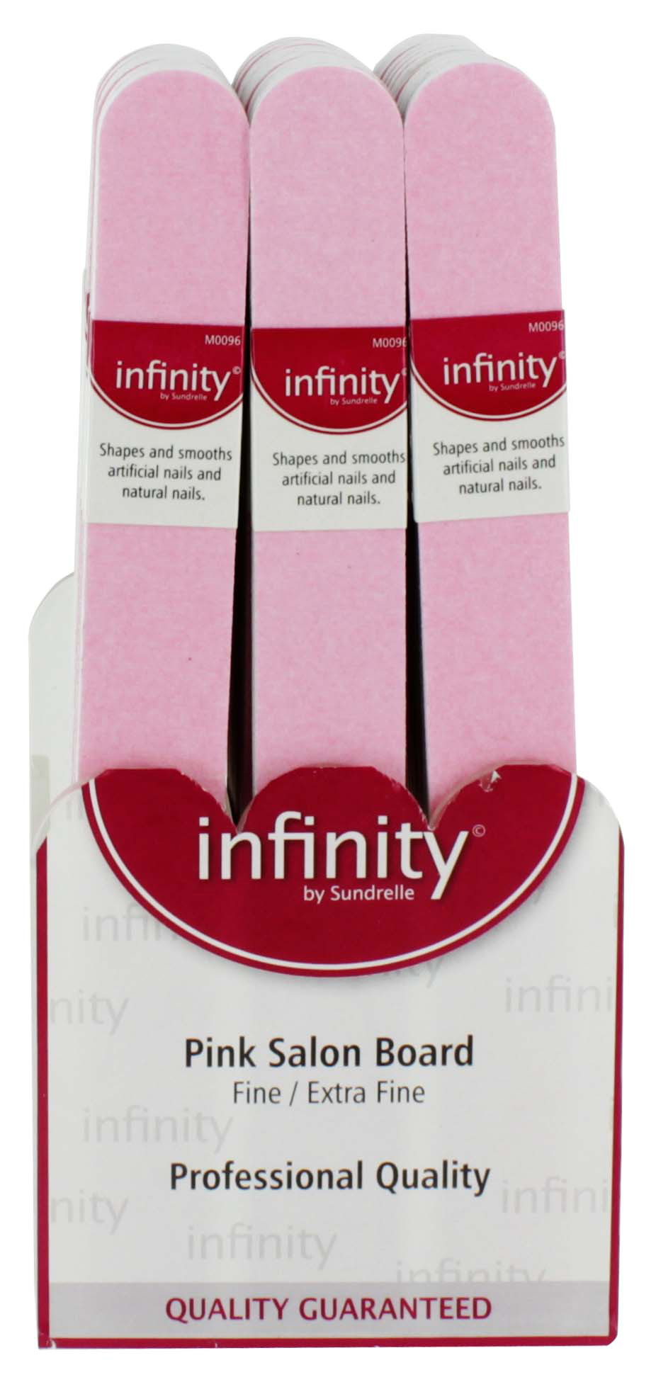 INFINITY PINK SALON BOARDS BANDED X36