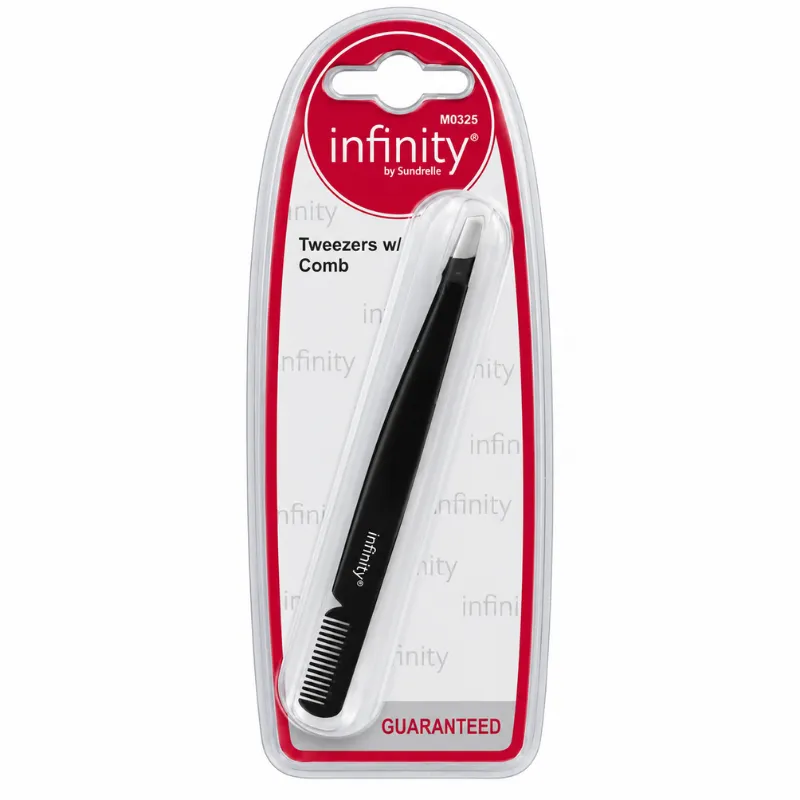 INFINITY TWEEZERS WITH COMB