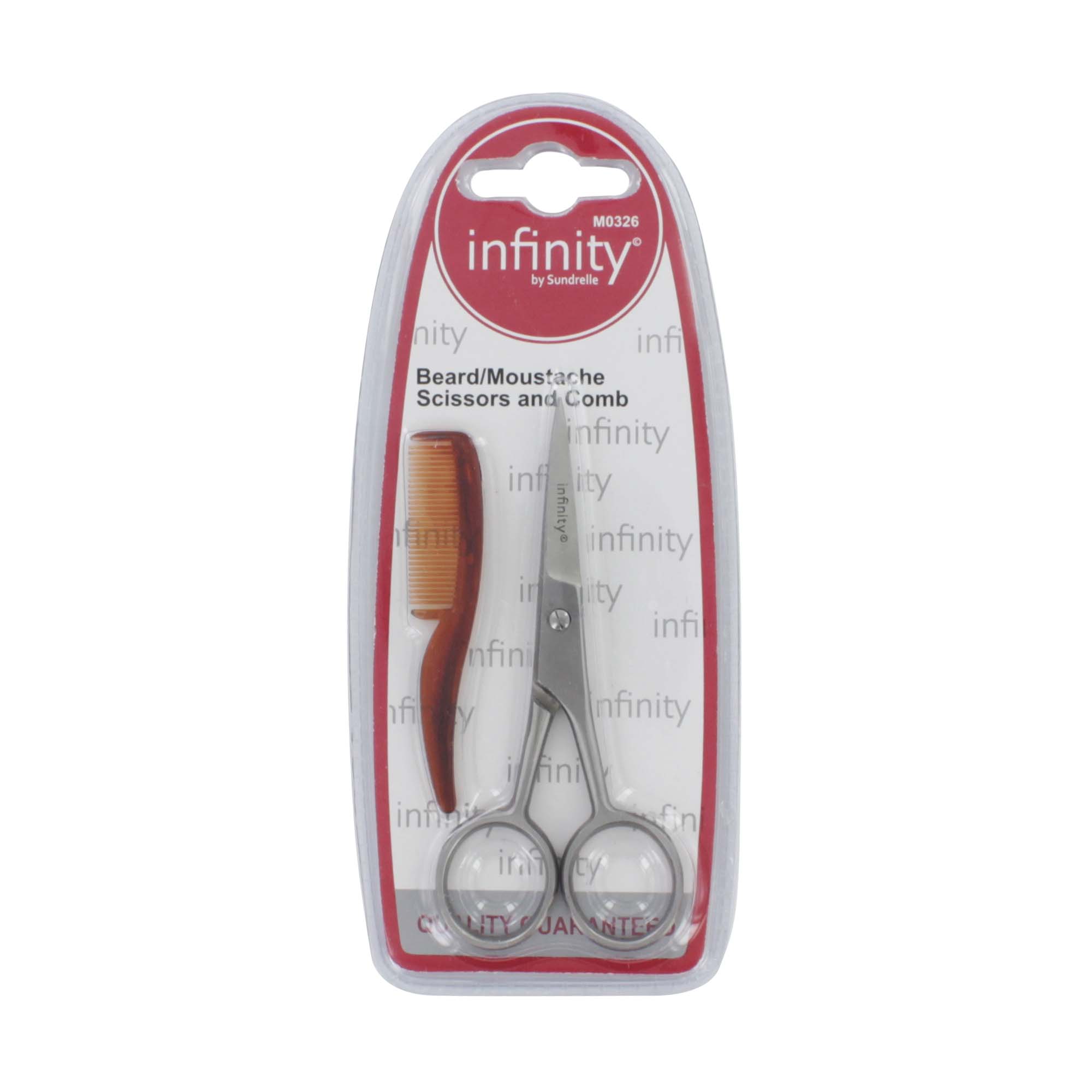 INFINITY BEARD/MOUSTACHE SCISSORS & COMB