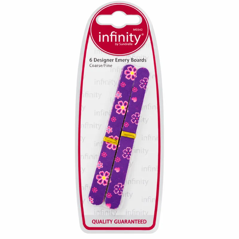 INFINITY 6 DESIGNER EMERY BOARDS