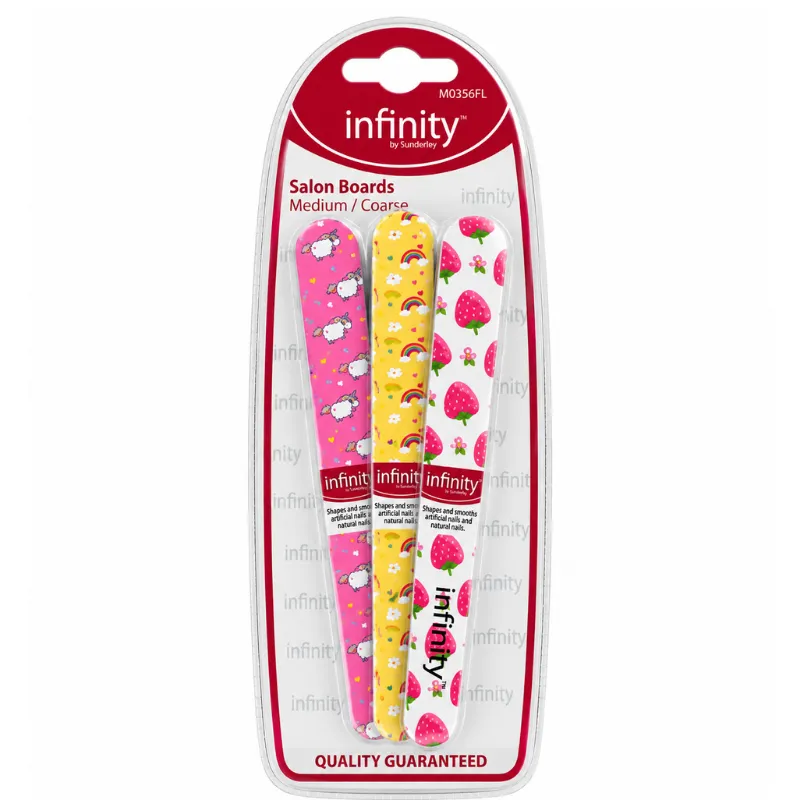 INFINITY 3 PACK SALON BOARDS FLORAL