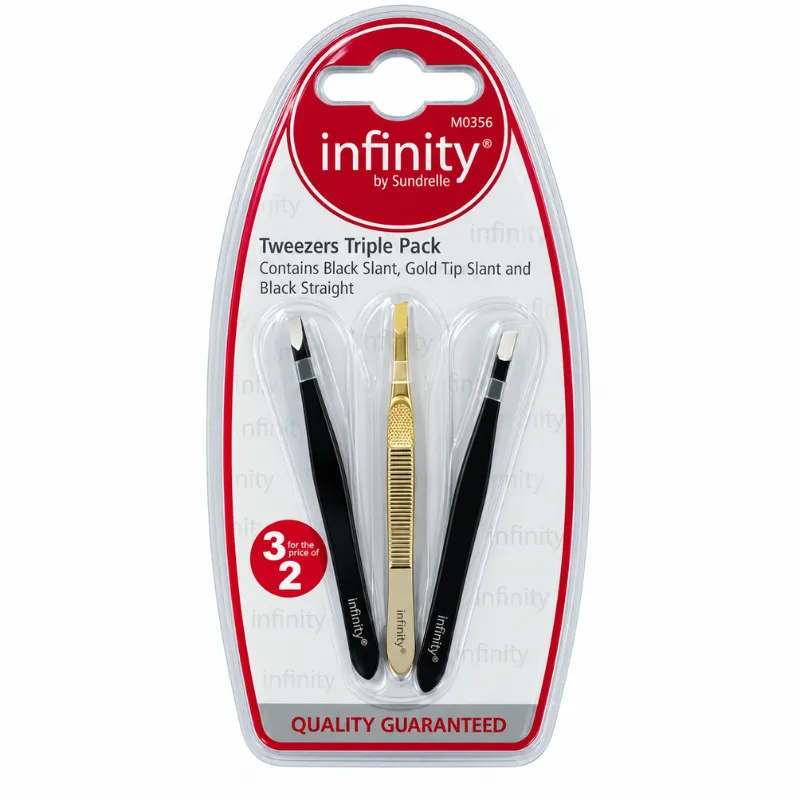 INFINITY 3 PACK TWEEZERS
