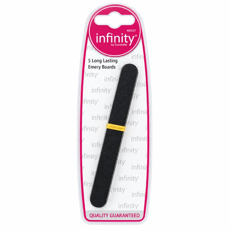 INFINITY 5 BLACK EMERY BOARDS