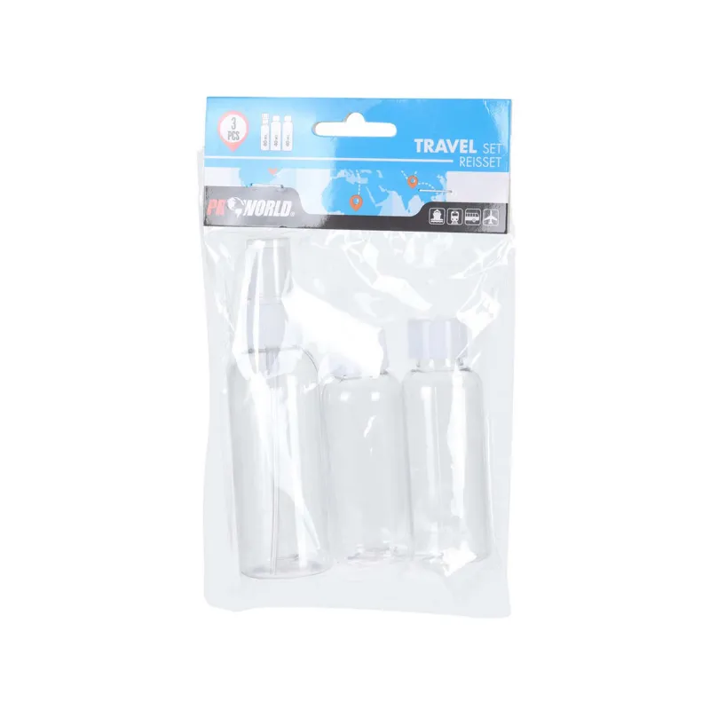 3pce TRAVEL BOTTLE SET 170100150
